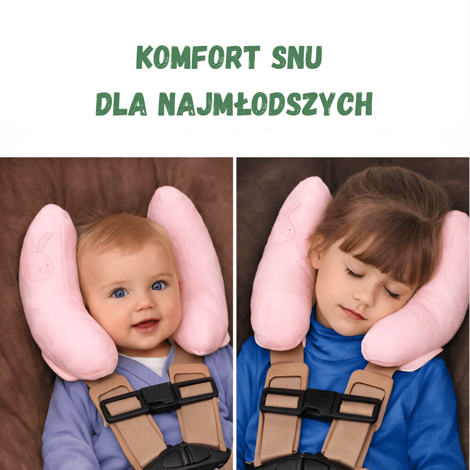 BambinoNest - poduszka stabilizująca głowę Twojego Maluszka