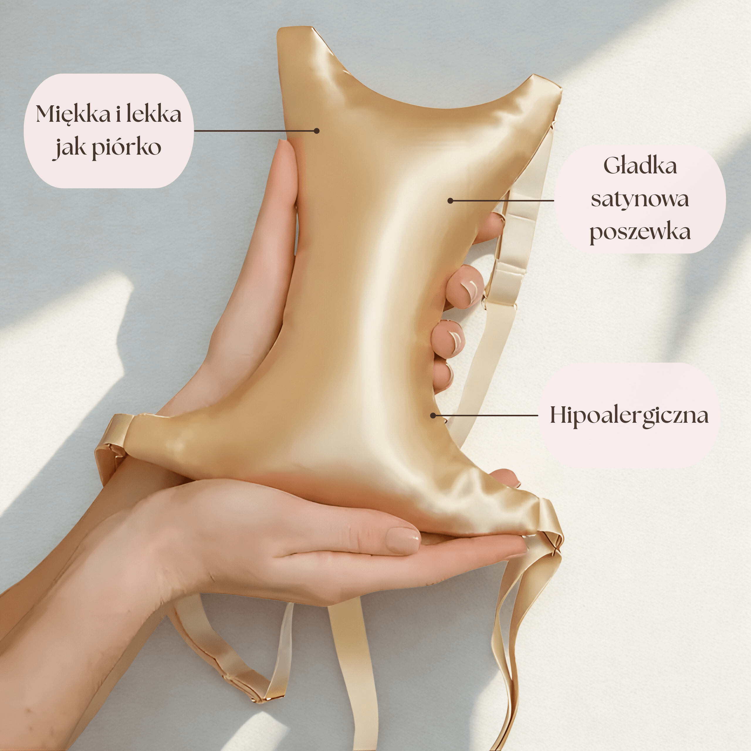 Embrea - Przeciwzmarszczkowa poduszka zapewniająca wsparcie biustu